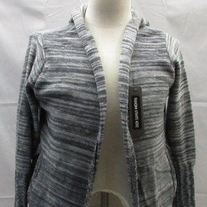 Women's Large Knit Long Sleeve Open Front Cardigan